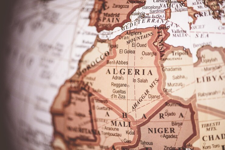 Algeria map