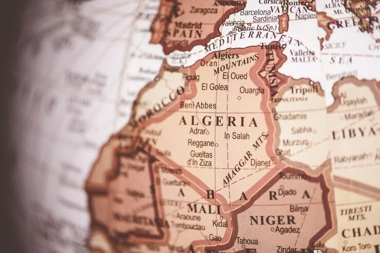 Algeria map